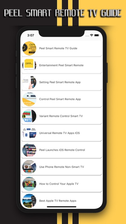 Peel deals remote app