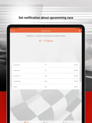 Screenshot 3 Fórmula Calendario 2022 iphone