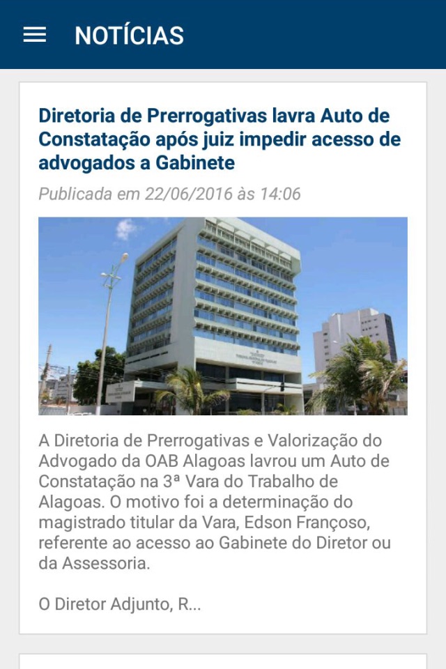 OAB Alagoas screenshot 2