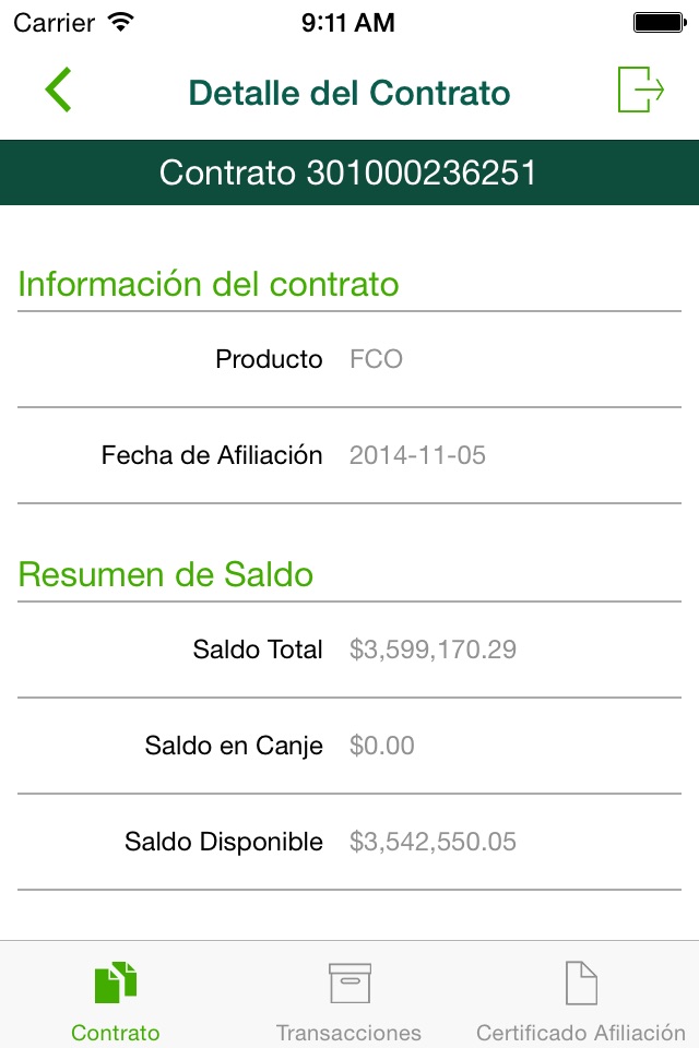 Skandia Colombia APP screenshot 2