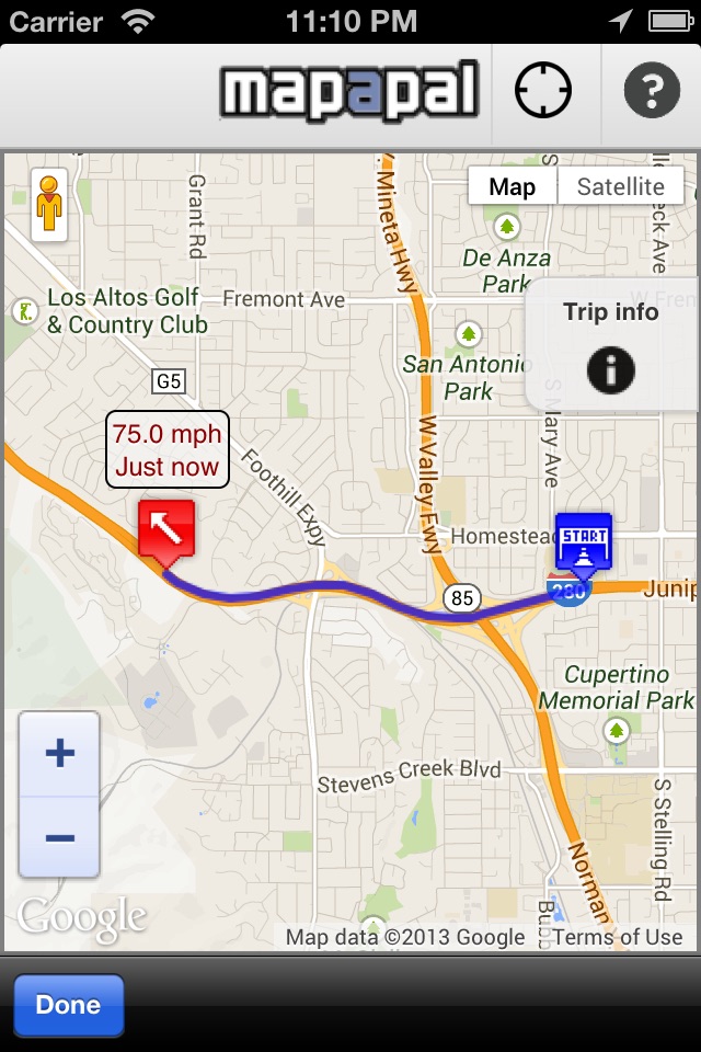 Mapapal -Real Time GPS Tracker screenshot 2