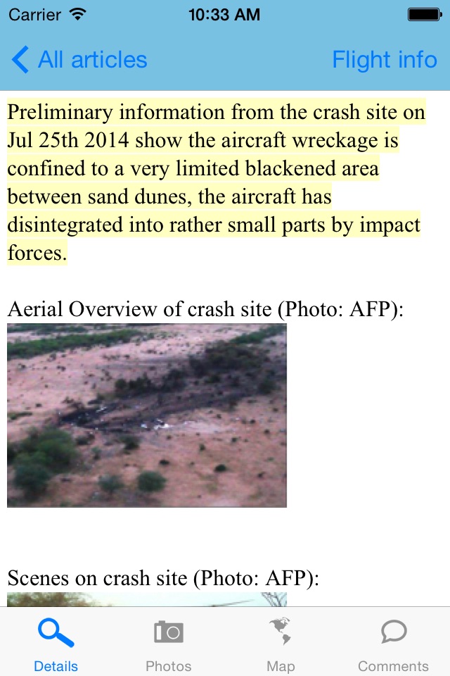 The Aviation Herald screenshot 3
