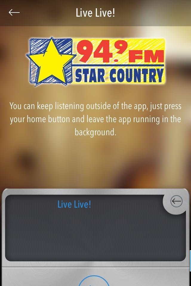 94.9 Star Country screenshot 3