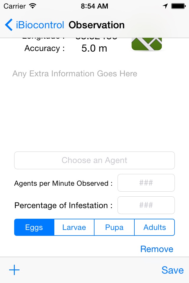 EDDMapS Biocontrol screenshot 3