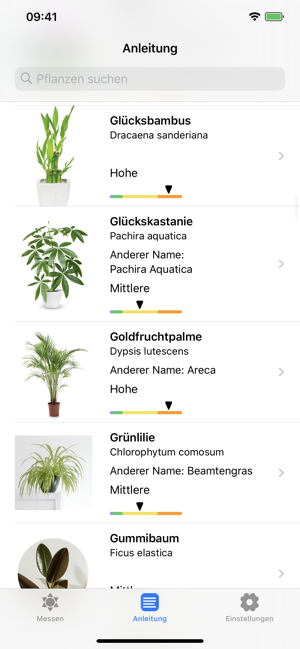 ‎Lichtstärke für Zimmerpflanzen Screenshot