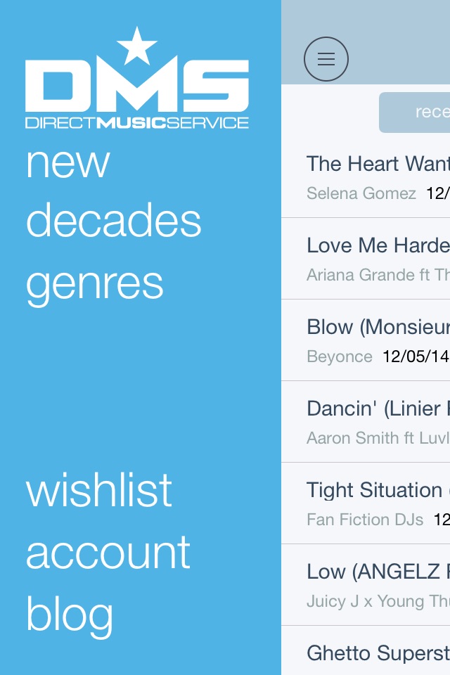 Direct Music Service screenshot 2