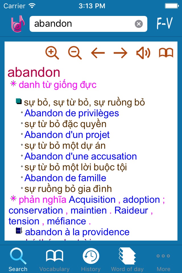 Từ Điển Lạc Việt: Pháp - Việt screenshot 2
