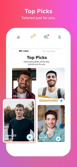 Tinder app screenshot