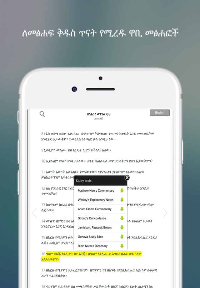 Holy Bible In Amharic screenshot 3