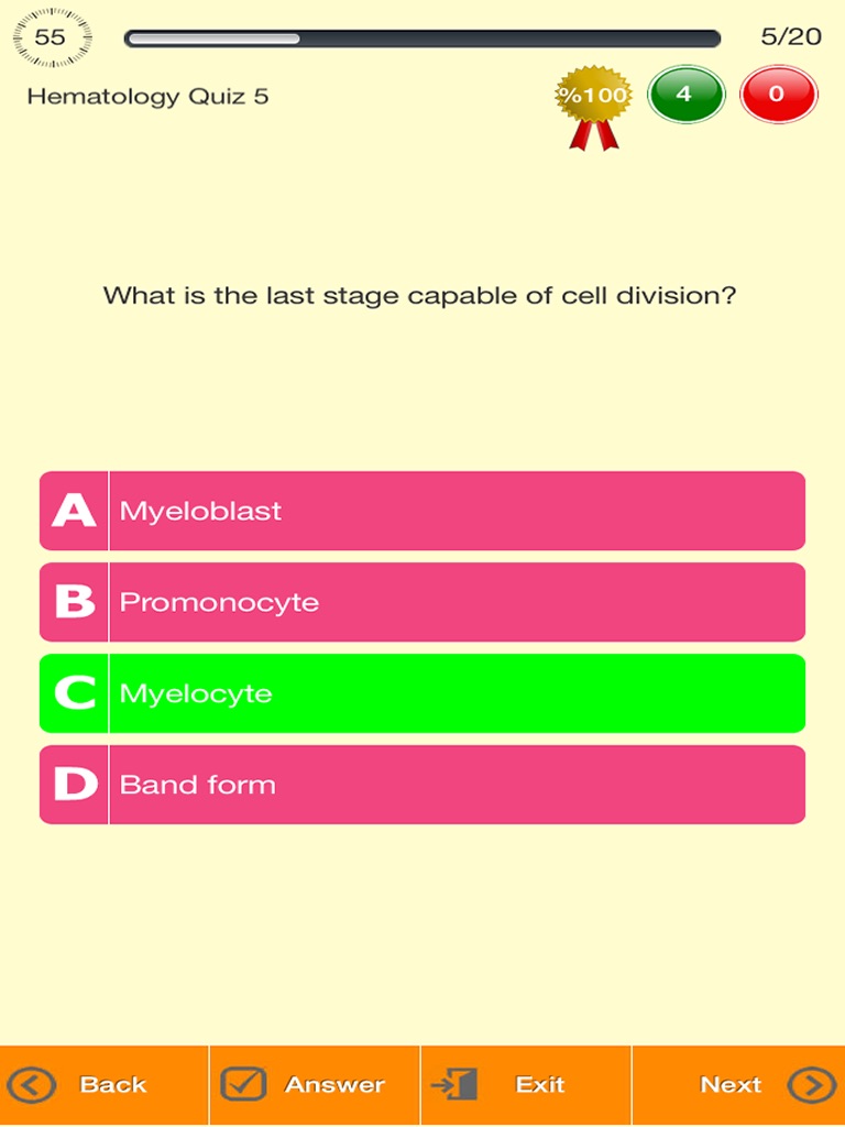 Nursing : Hematology Quiz screenshot 3