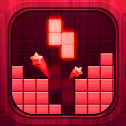 Red Wood Block Tetris  Puzzle