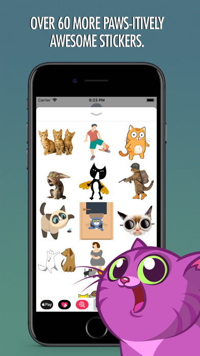 Cats Animated Text Stickers 2 screenshot 2