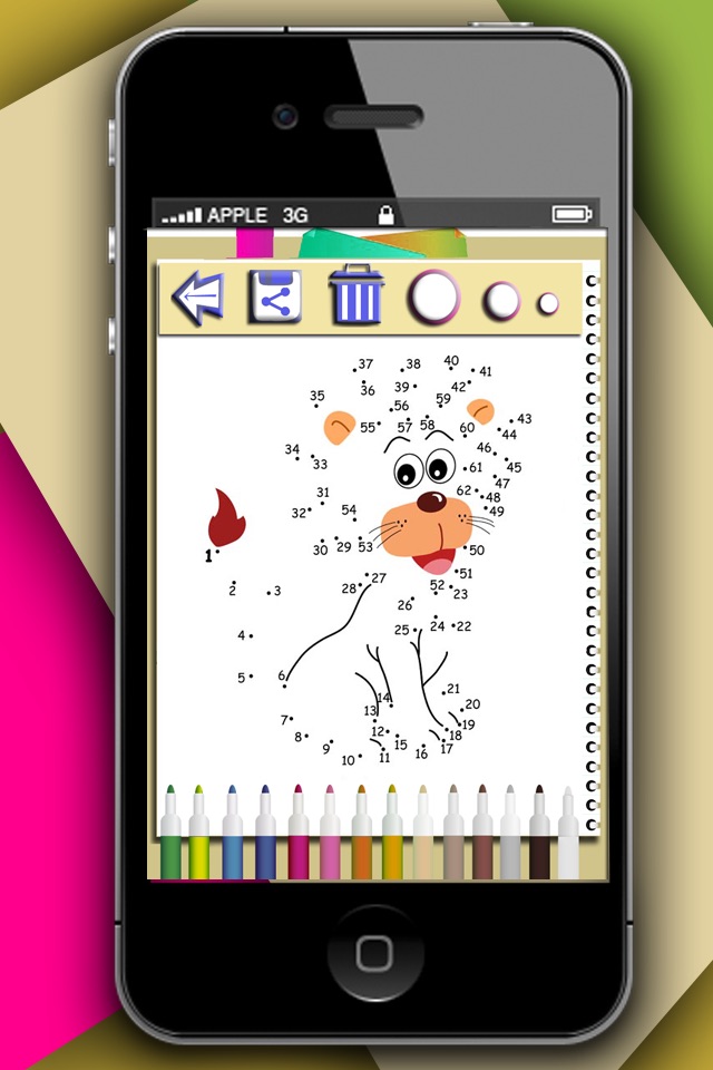 Connect the dots with colors screenshot 2