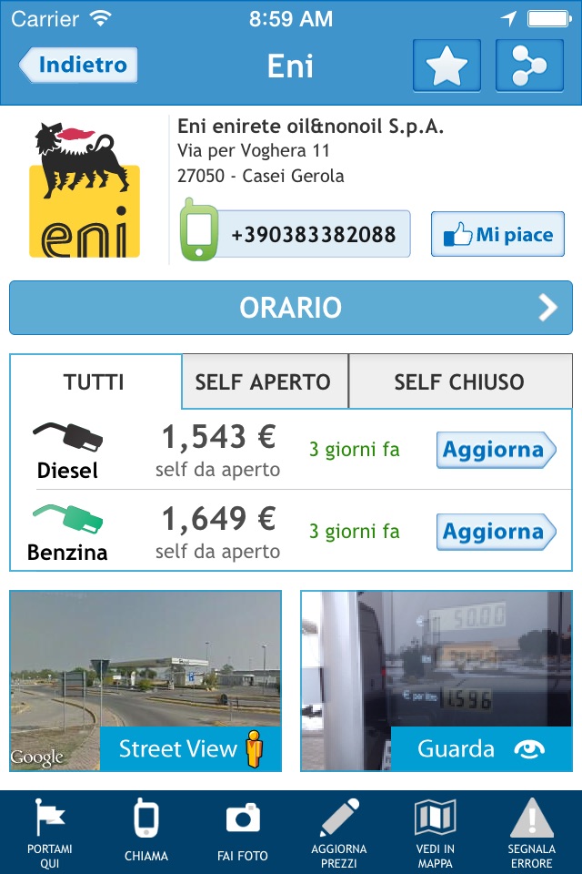 Prezzi Benzina - GPL e Metano screenshot 4