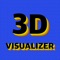 3DVisualizer vous permet de charger en réalité augmentée n'importe quel objet 3D, un fichier STL, USDZ ou OBJ