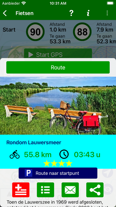 Fietsknoop fiets en wandel app screenshot 4