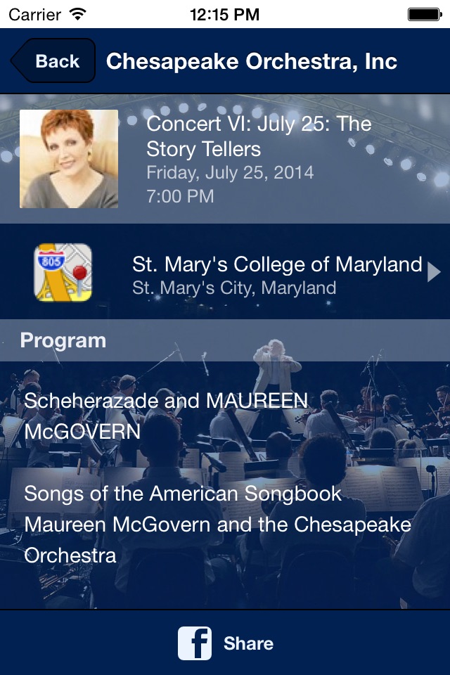 Chesapeake Orchestra screenshot 3