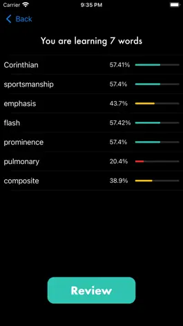 Game screenshot Flashcard Dictionary apk