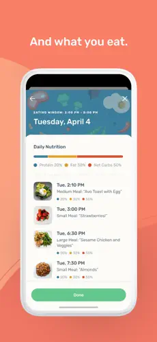Captura de Pantalla 3 Zero: Intermittent Fasting App iphone