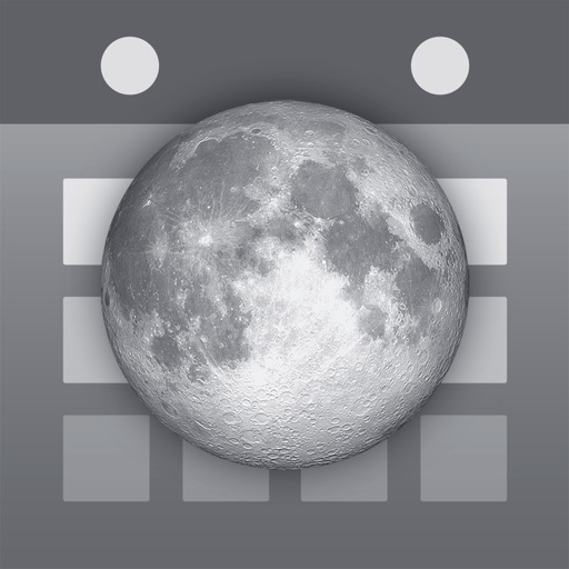 Simple Moon Phase Calendar Icon