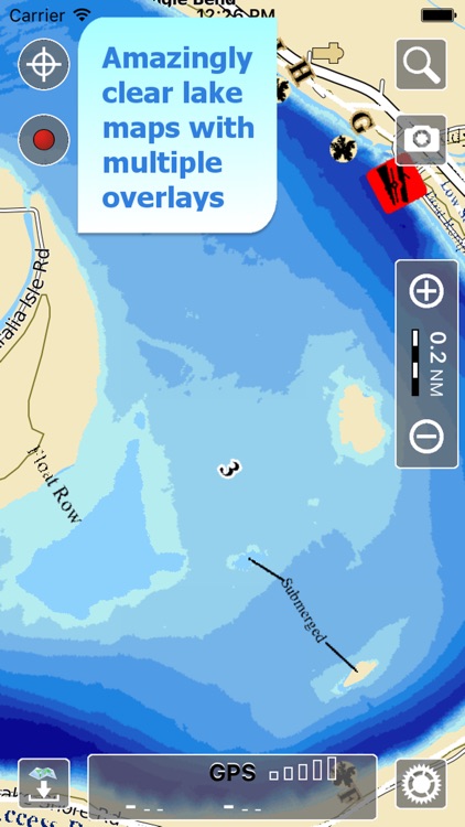 Aqua Map Mississippi Lakes HD