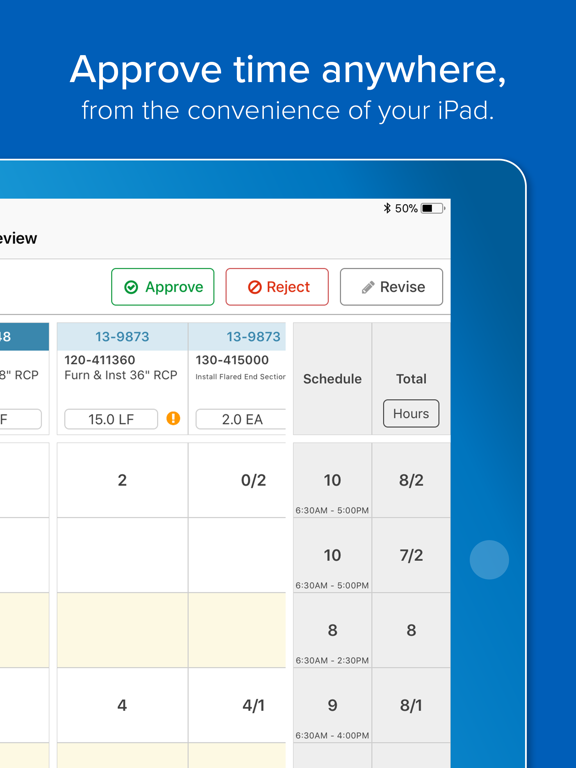 HCSS Field: Time cards & more screenshot 4