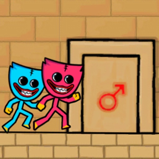 Red and Blue Stickman 2 - Fire and Water Games 