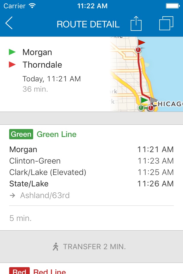 ezRide Chicago CTA Transit screenshot 3