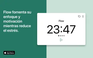 Screenshot 1 Flow - Temporizador Pomodoro iphone
