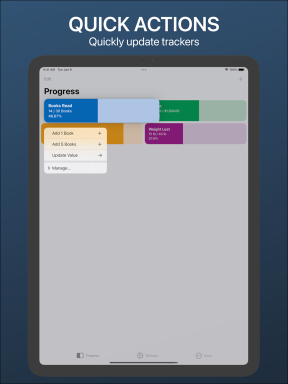 Progress - Goal Tracker screenshot 4