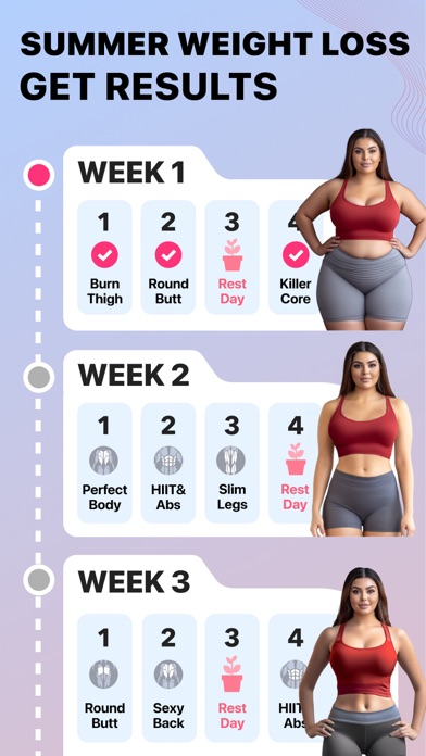 Workout for Women: Fit at Home screenshot 2