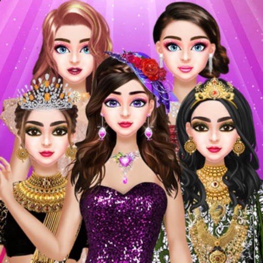 Princess Fashion Makeover Game Icon