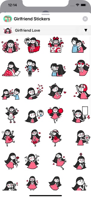 Girlfriend Sticker(圖4)-速報App