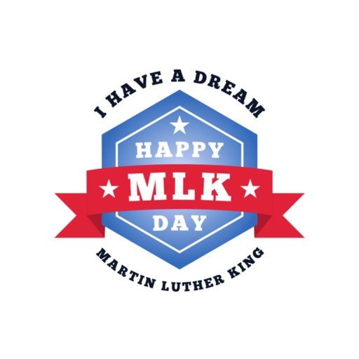 Happy MLK Day Stickers icon