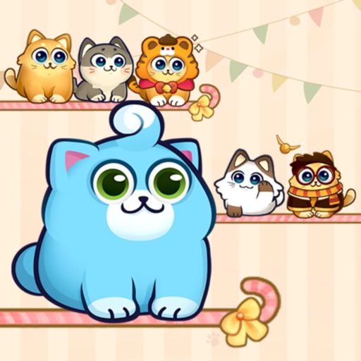 Color Cat Sort: Cute Cat Game Icon