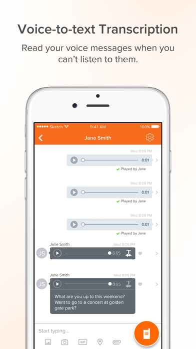 Voxer Walkie Talkie Messenger Screenshots