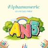 Coloring Pages: Alphanumeric