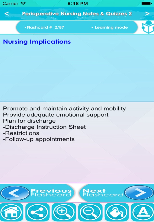 Perioperative Nursing Care Q&A screenshot 3