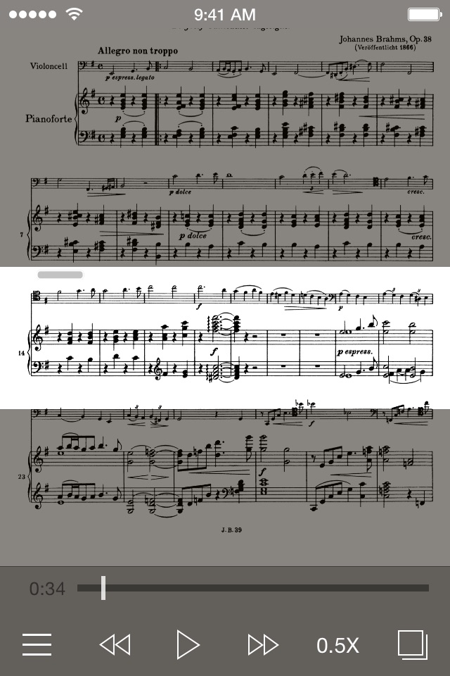 Brahms Cello Sonatas screenshot 2