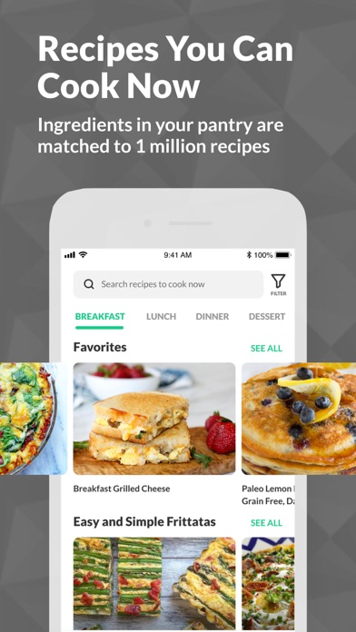 Cooklist: Pantry Meals Recipes Screenshot