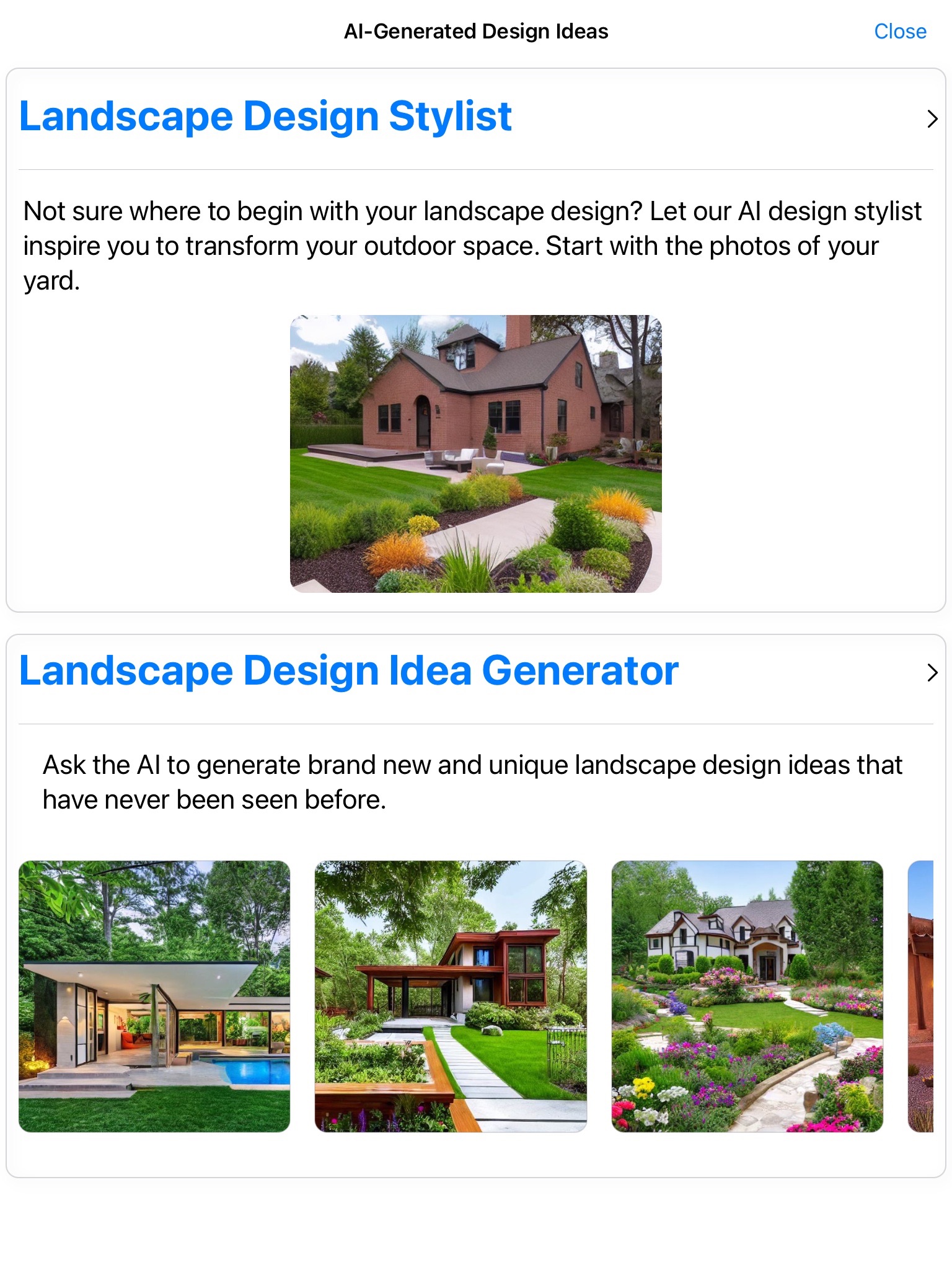 DreamzAR : Landscape Design screenshot 2
