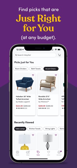 Wayfair – Shop All Things Home app screenshot