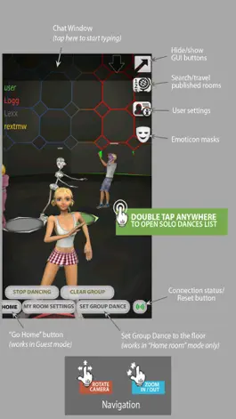 Game screenshot Dance 'em All - 3D Dance Chat mod apk