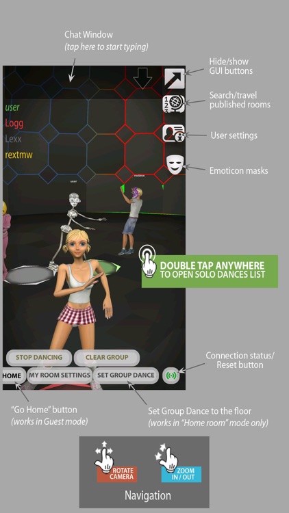 Dance 'em All - 3D Dance Chat screenshot-0