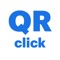 With QR Click, you can scan a new code or add it manually