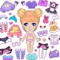 Welcome to the Cute doll character chibi maker dress-up donna doll games
