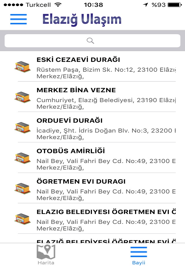 Elazığ Ulaşım screenshot 2