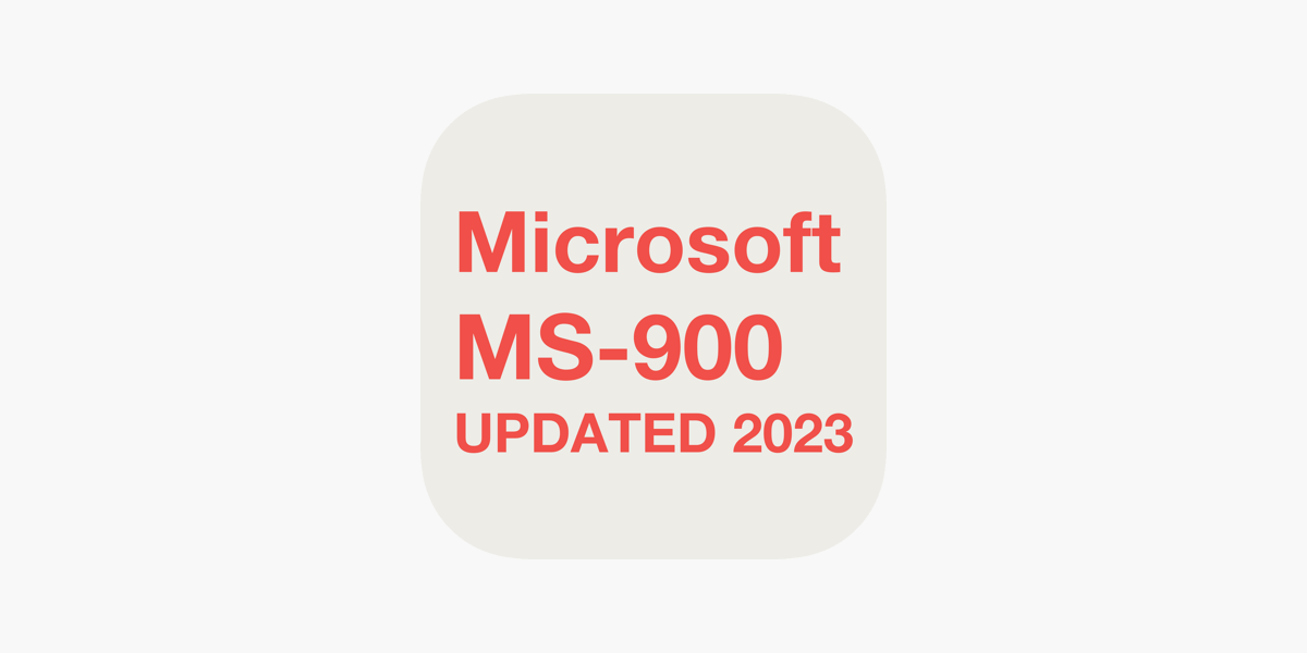 MS-900 Exam UPDATED 2023 on the App Store