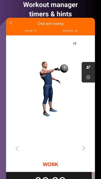 Kettlebell workout for home screenshot-0