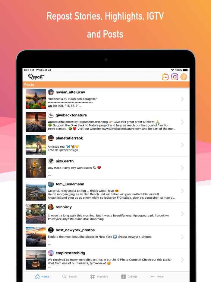 Repost for instagram ◦